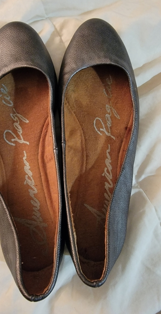 Dark Gray Ballet Flats
